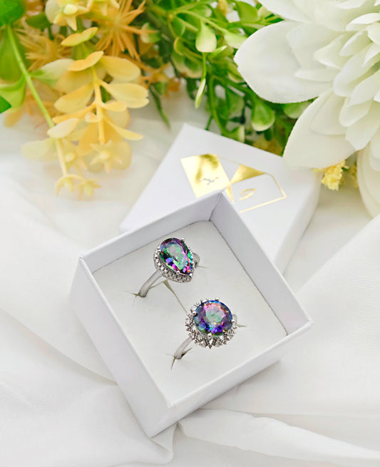 ANELLO IN QUARZO AURA