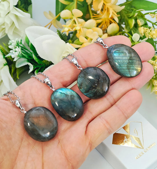 CIONDOLO PALM IN LABRADORITE