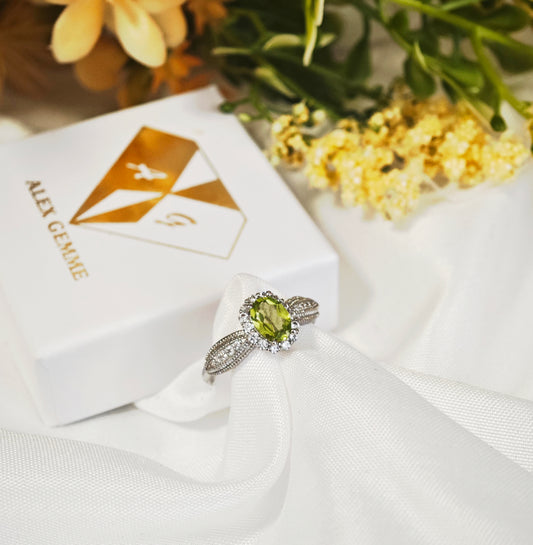 ANELLO IN PERIDOTO