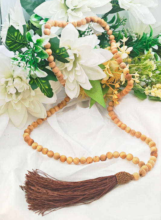 JAPAMALA IN LEGNO SACRO INDIANO